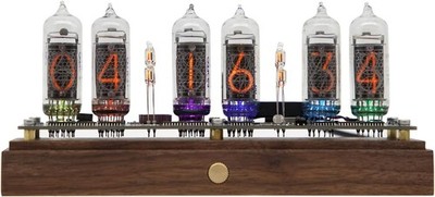 Nixie Tube Clock IN14 RGB WiFi Remote Cyberpunk Desk Clock