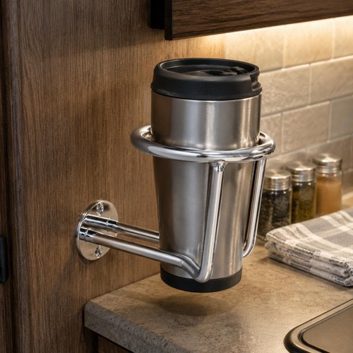 Stainless Steel Drink Holder Boat Drink Holder Easy to Install - Picture 4 of 9