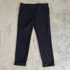 The Kooples Trousers Medium 38 Dark Blue Career Classic Capsule Minimal Tailored
