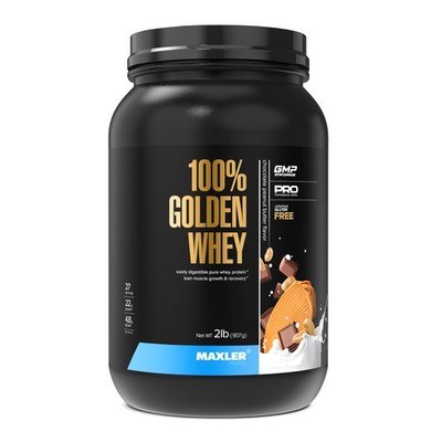 Maxler 100% Golden Whey Protein 2 Pound (Pack of 1), Chocolate Peanut Butter 