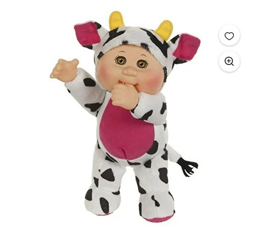 Cabbage Patch Kids Clara Cow Cutie Baby Doll, 9"NEW