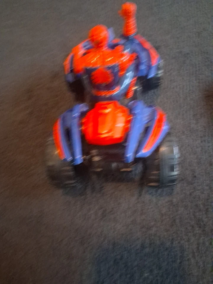 Marvel Spider-Man Quadricycle Remote ControlVehicle Toy Tested Works - Image 4 of 4
