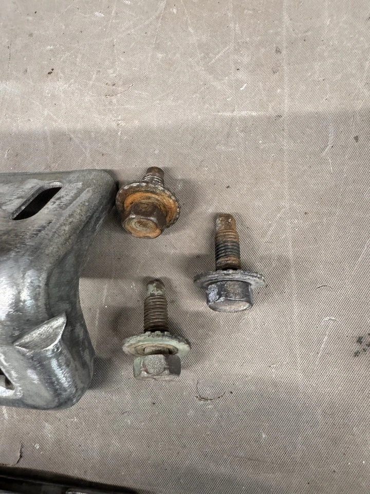 1962-1965 Ford Fairlane Trunk Latch Striker Bolts Meteor Falcon Comet Mustang OE - Image 4 of 4