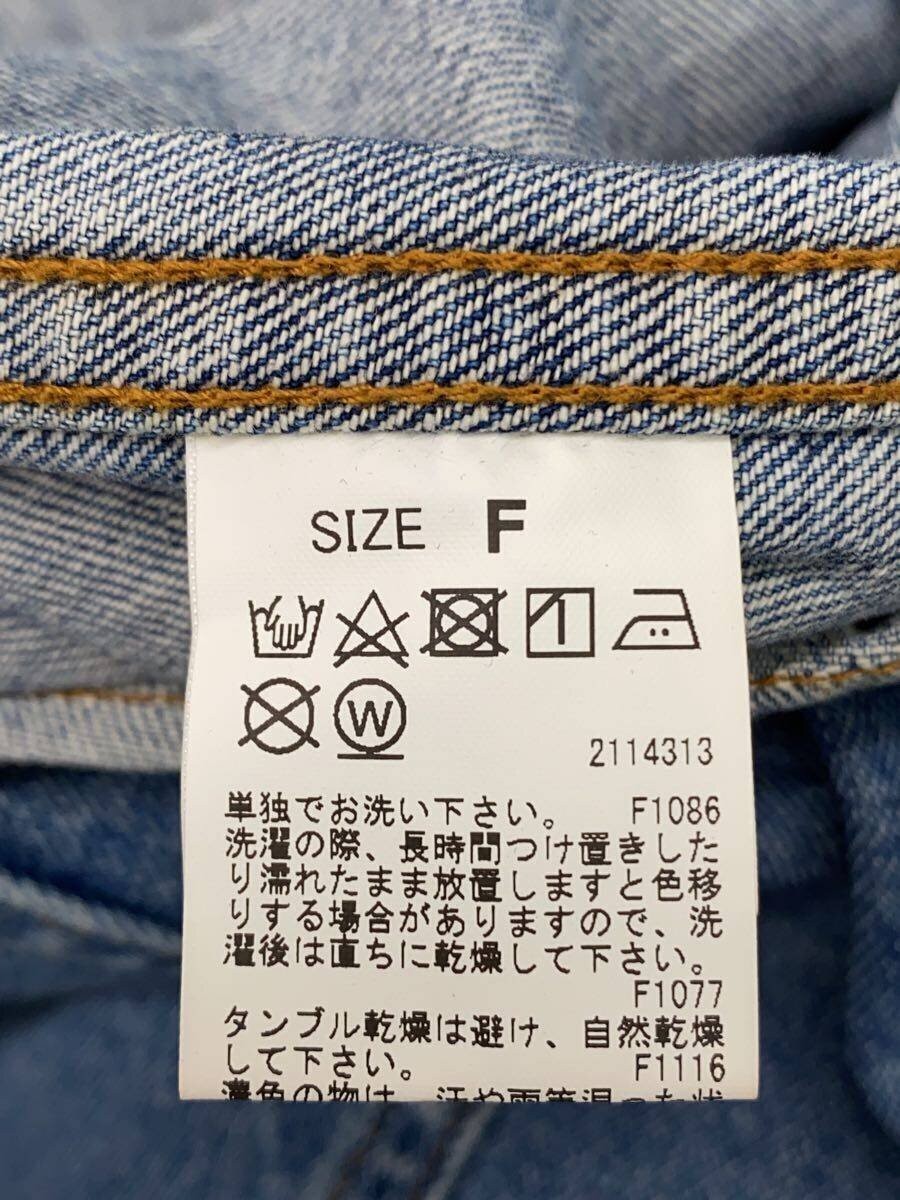 AMERI Denim Coat Free Size Indigo Jean Jacket Use… - image 4