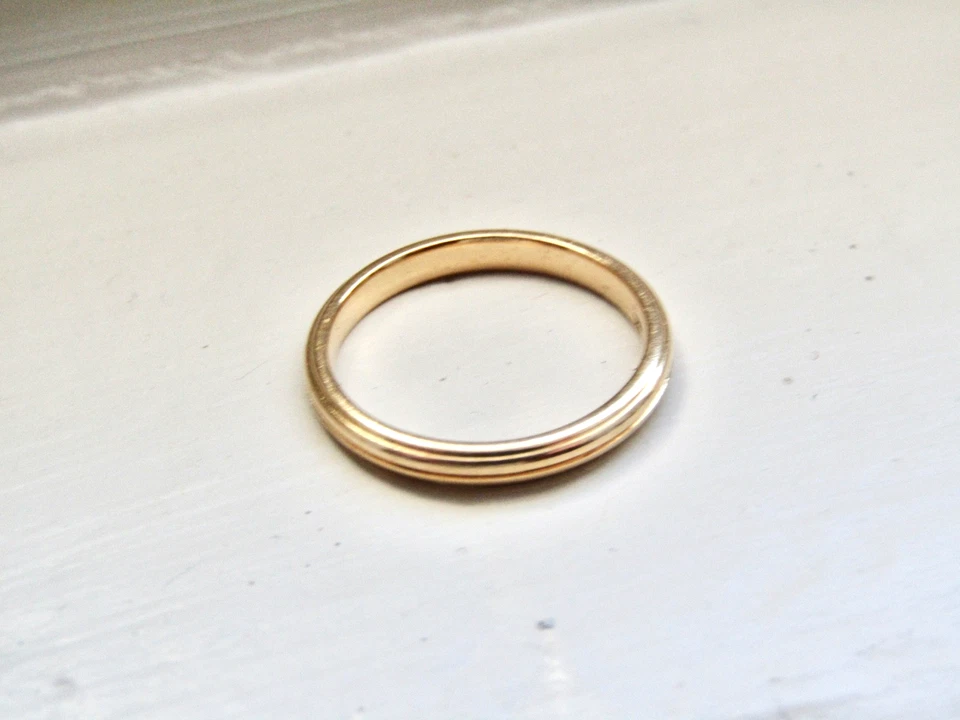 蒂芙尼经典结婚戒指 黄金 5 码 — 第 4/4 张图片