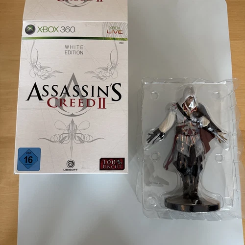 Assassin's Creed II White Edition No Game Statue Xbox360 Xbox 360 Neuf New