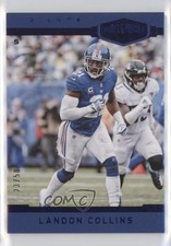 2018 Panini Plates & Patches Blue 23/50 Landon Collins #144 z6b