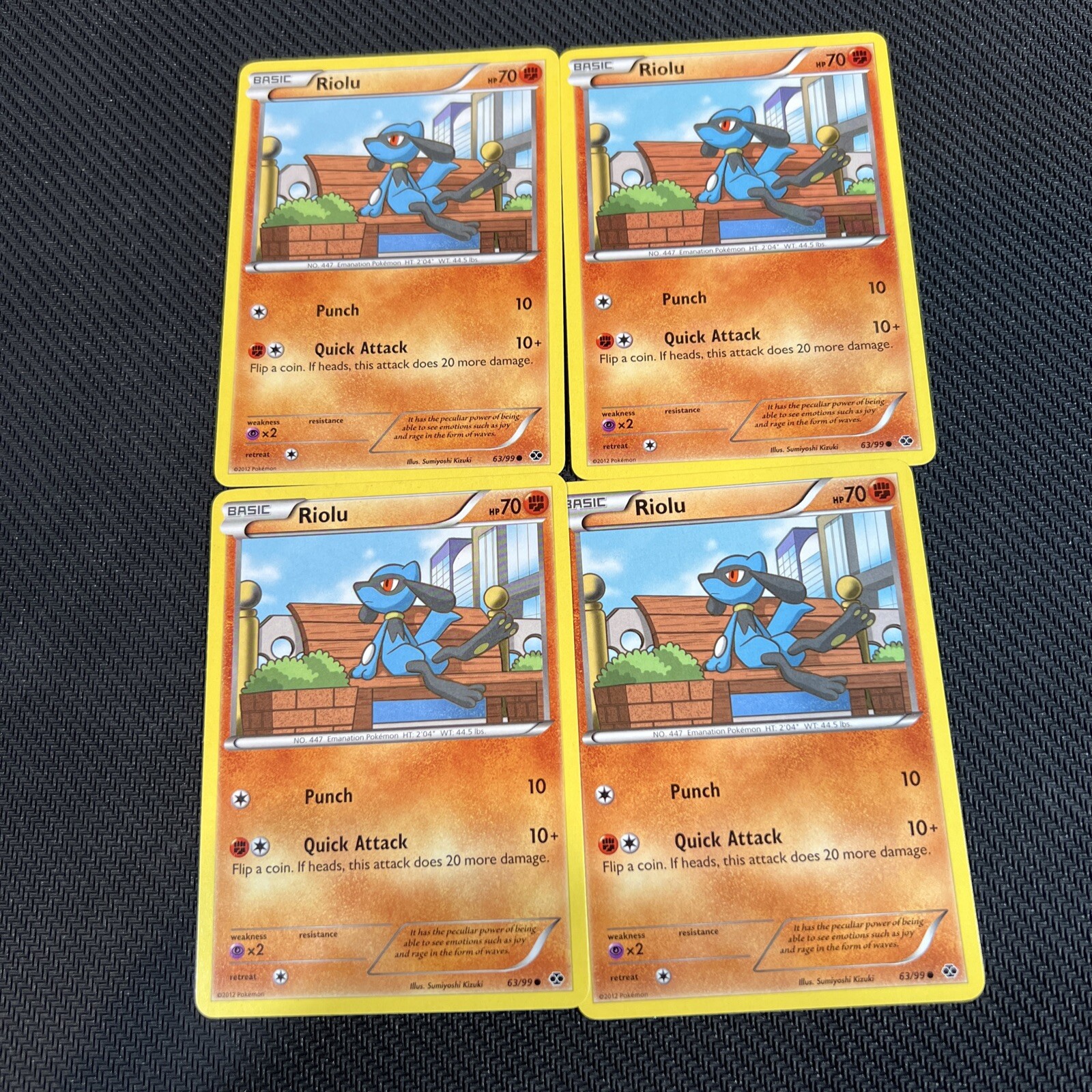 Riolu 63/99 Next Destinies Pokemon Card English Non-Holo 4