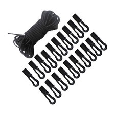 Lina ekspanderowa Linka gumowa Lina napinająca z 20 haczykami 5m Napinacz bagażu Camping Kajak