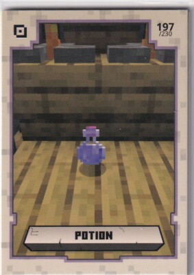 Panini Minecraft Adventure Trading Cards Karte Nr. 197 Potion / Trank