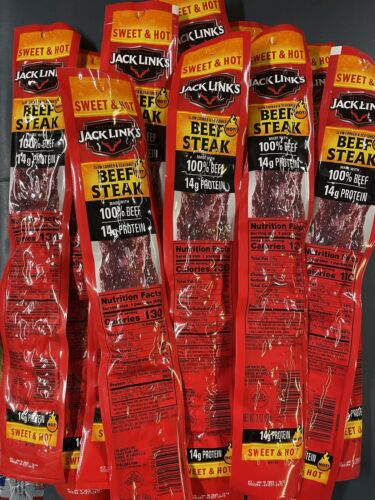 14 Jack Links 2oz Sweet N Hot Beef Steak