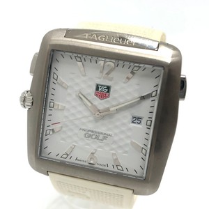 TAG HEUER WAE1112.FT6008 Professional Golf Quartz Wristwatch SS / Rubber  760643097743 | eBay