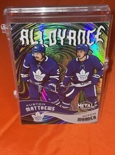 2020-21 Skybox Metal Universe Alloyance Auston Matthews & Mitch Marner