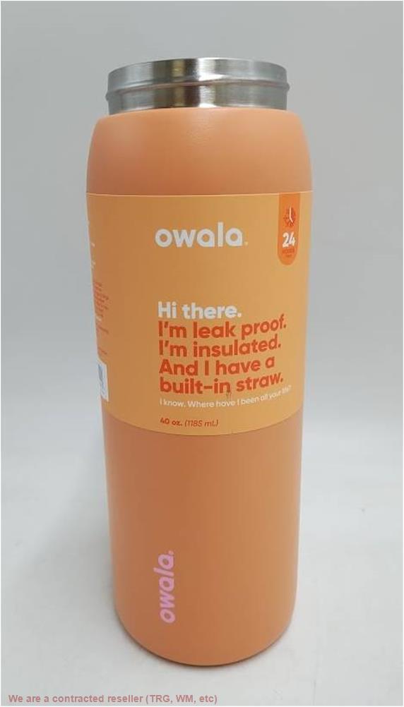 Бутылка для воды Owala из нержавеющей стали объемом 40 унций - Tangy Tango SEE DETAILS