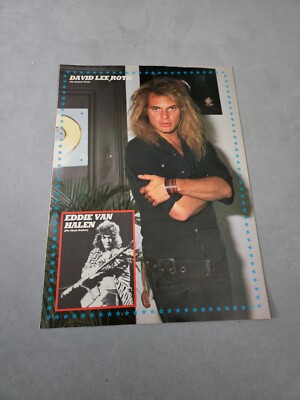TPEEP22 MAGAZIN BILD 11X8'' DAVID LEE ROTH 