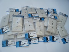 Lot 35 Phone Telephone 6 conductor WALL JACK COMBO PLATE w/ TV Video F Connector