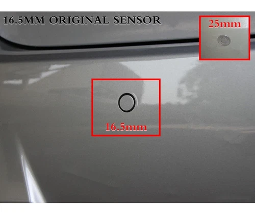 4 Parking Sensors Buzzer Car Reverse Backup Rear Radar System Sound Alarm Kit - Bild 10 von 13
