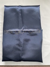 Blue Satin Sergio Rossi Dust Bag 25  x16.5  