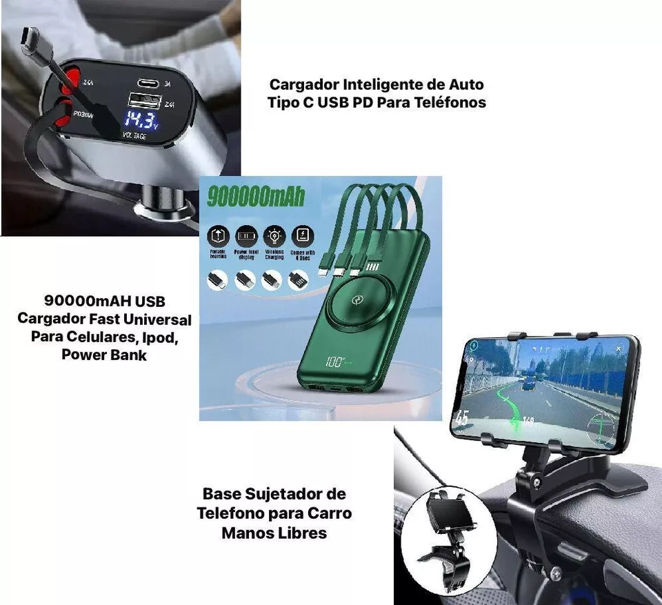For All Jeep Car Electronical Kit Complete Charging Set Powerbank Holder - Image 2 of 4