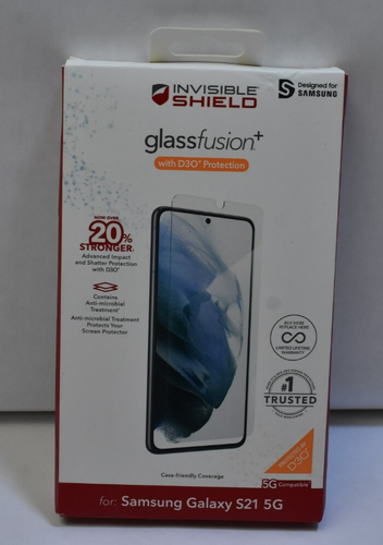 Zagg Invisibleshield Glass Fusion with D30 Protection for Samsung Galaxy S21 5G - 第 1/7 張圖片