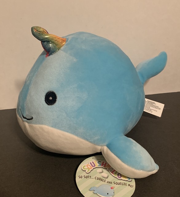 blue narwhal stuffed animal