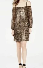 NWT INC International Concepts XXL Animal Leopard Print Cocktail Party Dress 2XL