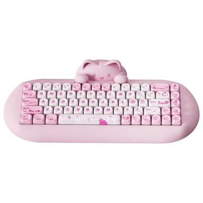 YUNZII C68 Wireless Mechanical Keyboard Cute Cat Compatible with