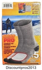 HEAT PRO Adhesive Toe Warmers Up to 5 Hours of Heat 30 Pair EXP: 03/01/2029