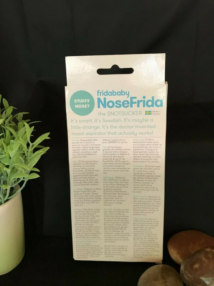 Aspirador nasal FridaBaby NoseFrida the Snotsucker  Foto 2 de 3