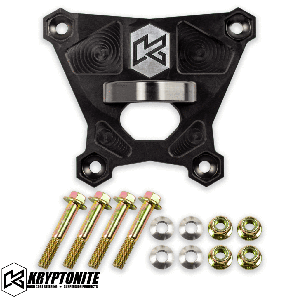 Kryptonite Death Grip Rear Radius Plate w/ Tow Hook 18-21 Polaris RZR XP Turbo S