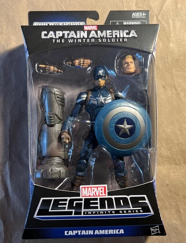 Figura Mandroid Hasbro Marvel Legends Infinite Series CAPITÁN AMÉRICA NUEVA EN CAJA