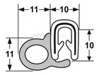 <!--F#f_0-->Pinchweld with Door Seal 66-040 Morris - Sold Per Mtr<!--F/-->