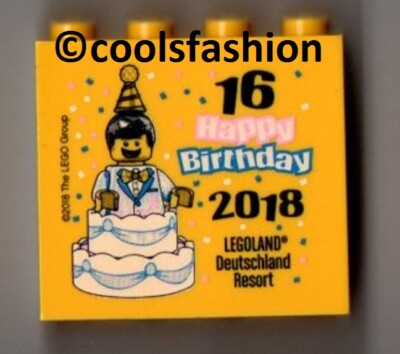    HAPPY BIRTHDAY 2018    SAMMELSTEIN SONDERSTEIN PROMOBRICK  LEGO  LEGOLAND