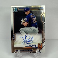 2021 Bowman Chrome - Prospect Autographs #CPA-JBU Jose Butto (AU, RC)