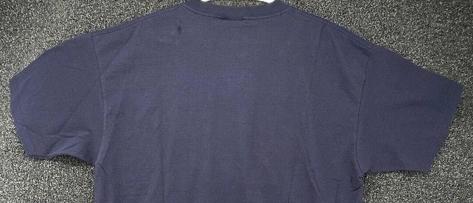 Camisa de atletismo Bad Boy para hombre XL azul años 90 hecha en EE. UU. gráfico 3D vintage Y2K Foto 4 de 4