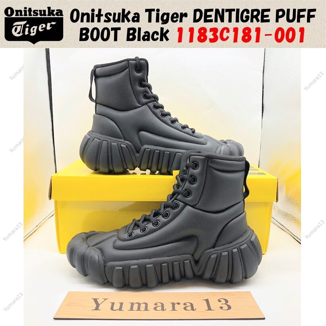 Onitsuka Tiger DENTIGRE PUFF BOOT Black 1183C181-001 Unisex Onitsuka Tiger DENTIGRE PUFF BOOT Black 1183C181-001 Unisex