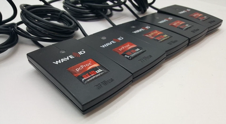 Lote de (5) Wave ID RDR-6082AKU pcProx RF Ideas Lector de Tarjetas Inteligentes USB Foto 3 de 4