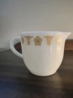 PYREX Corning Corelle BUTTERFLY GOLD Small Creamer 722 Vintage Mini Pitcher 6oz