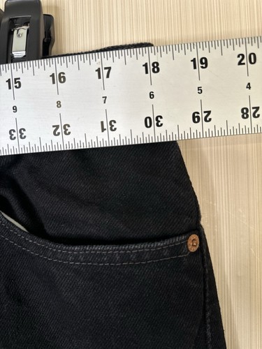 Men's Levis Jeans 36x32 Black 505 Timeless Denim for Every Wardrobe - Picture 10 of 18