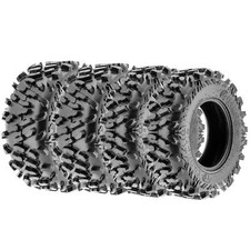 Terache 28x9-12 28x11-12 All Terrain Tires Atv Utv 8 Pr Te-at - Bundle Set