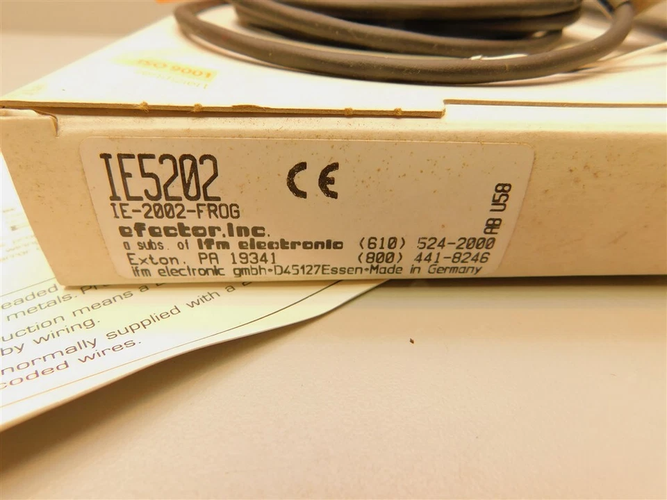 ifm efector IE5202 Inductive Prooximity Sensor, 8mmD, 2mm Range Nonflush PNP/NPN - Image 2 of 2