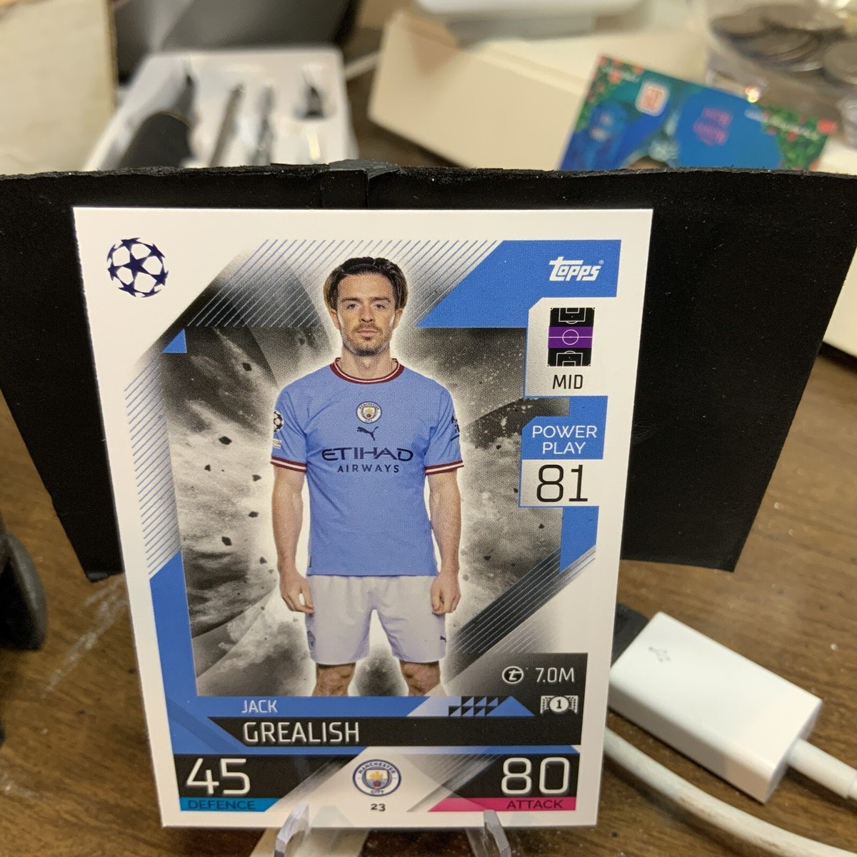 Grealish Jack Grealish Topps Match Attax UCL 23 Manchester City | eBay
