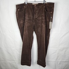 NWT Soft Surroundings Corduroy Girlfriend Pants Womens Size 22W Coffee Bean