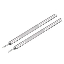 Watch Spring Bar Tool 1.0mm "V" End Watch Spring Link Pin Removal Tool 2 Pcs