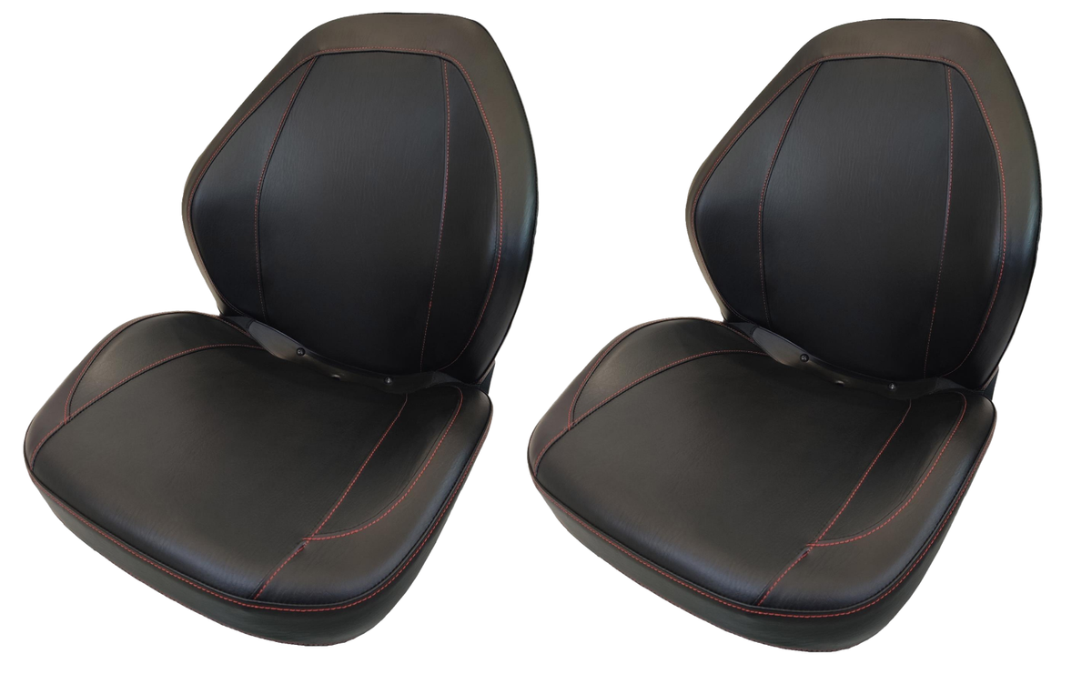 Kawasaki Teryx 750 Black Sewn Vinyl Bucket Seats 2008-2013