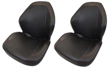 Kawasaki Teryx 750 Black Sewn Vinyl Bucket Seats 2008-2013 53066-0195 (2 Seats)