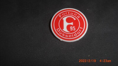 Fortuna Düsseldorf 95 Button zum Anstecken mit Nadel 3 cm  siehe Bild