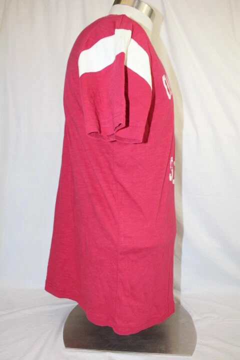 Camiseta de algodón OKLAHOMA SOONERS-OU roja y blanca Colosseum Athletic para hombre L (147) Foto 4 de 4