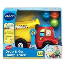 VTech Drop and Go Dump Truck, Yellow - NEW !!!