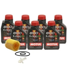 7L Motul 8100 X-CLEAN EFE 5W30 Wix Filter Motor Oil Change Kit For GS350 4Runner